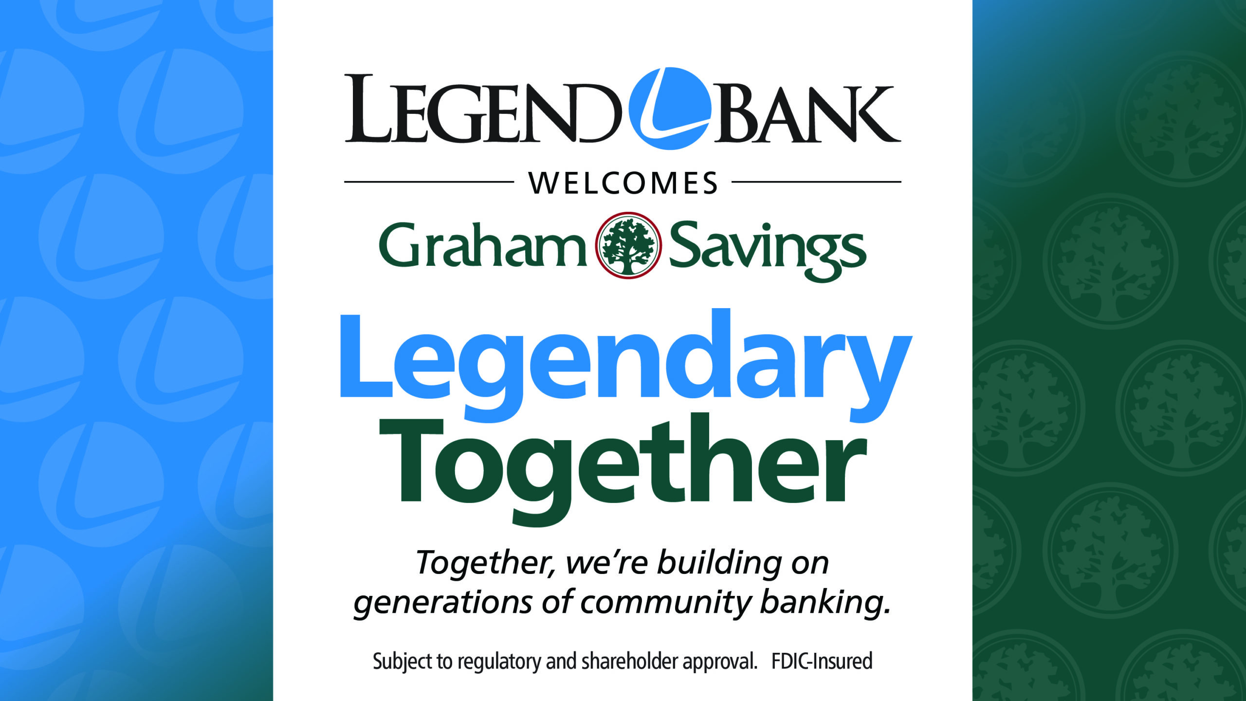 Graham Savings and Loan to Merge with Legend Bank