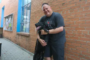 Disabled FIFA volunteer hopes to spread service animal awareness during World Cup