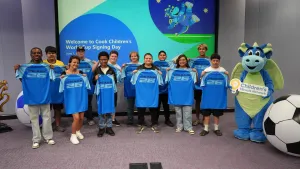 Cook Children’s celebrates patient flag bearers for World Cup