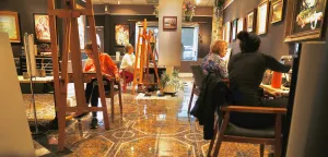 Made in Tarrant: European artists’ legacy guides lessons at West 7th art studio